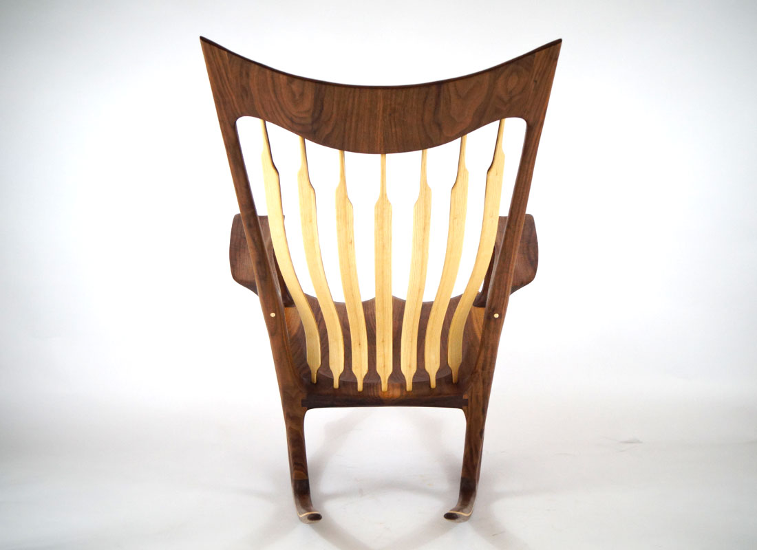 Maloof inspired rocking chair hot sale